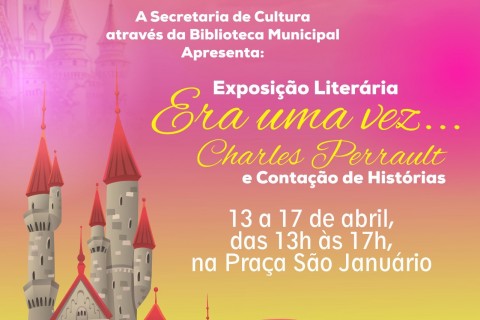 Prefeitura promove exposição literária e contação de histórias na Praça São Januário