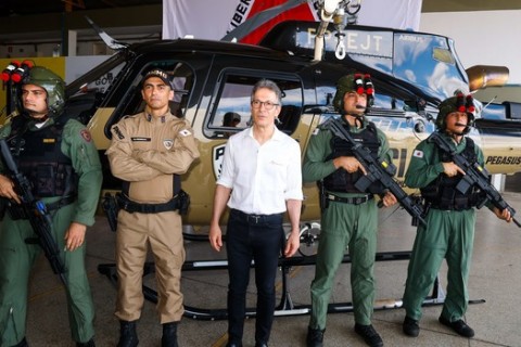 Governo de Minas participa da entrega de helicóptero e caminhão-tanque à Polícia Militar