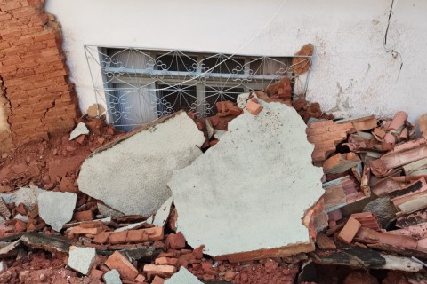 Fortes chuvas do ultimo sábado em Ubá faz estragos no baiiro Eldorado