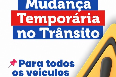 Prefeitura altera acesso de veículos em trecho em obras na Avenida Beira Rio