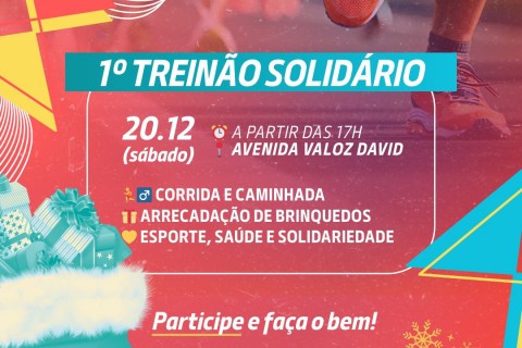 Ubá realiza Projeto Esportiva Natalino - 1º Treinão Solidário