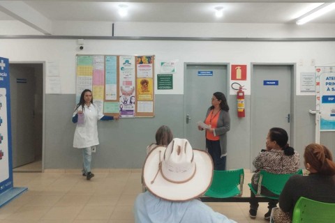 Ação de Educação em Saúde na Cohab aborda Violência Contra a Mulher