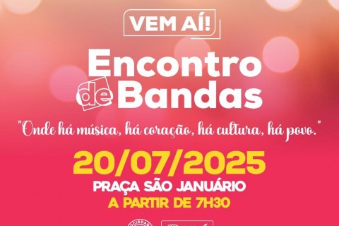 Ubá promove Encontro de Bandas neste domingo (20) na Praça São Januário