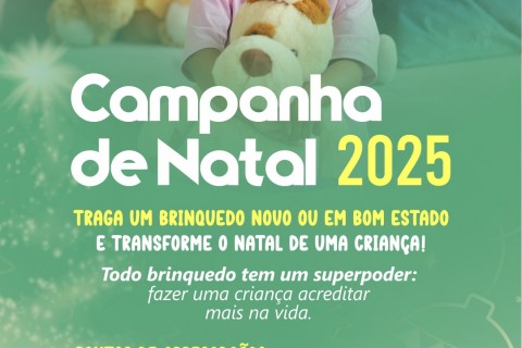 Prefeitura lança Campanha de Natal para arrecadação de brinquedos