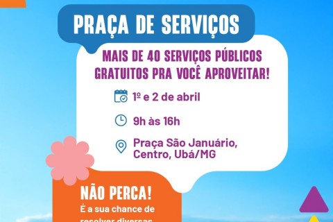 🎉 Praça de serviços - Governo Presente!