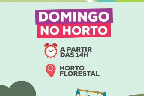 É AMANHÃ! UBÁ TEM DIVERSÃO NO HORTO!