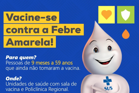 Ubá intensifica vacinação contra a febre amarela