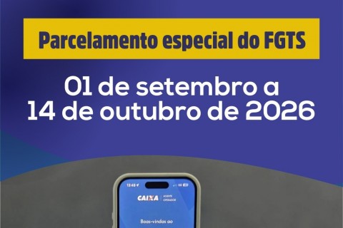 Empregadores de Ubá já podem aderir a parcelamento especial do FGTS Medida contempla débitos referentes aos meses de abril a julho de 2026 e foi estabelecida em razão do estado de calamidade pública enfrentado pelo município