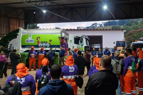 Prefeitura de Ubá recebe empresa Suma Brasil, nova responsável pela coleta de lixo na cidade